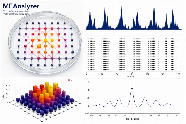 Figure from MEAnalyzer-a spike train analysis tool for multi electrode arrays